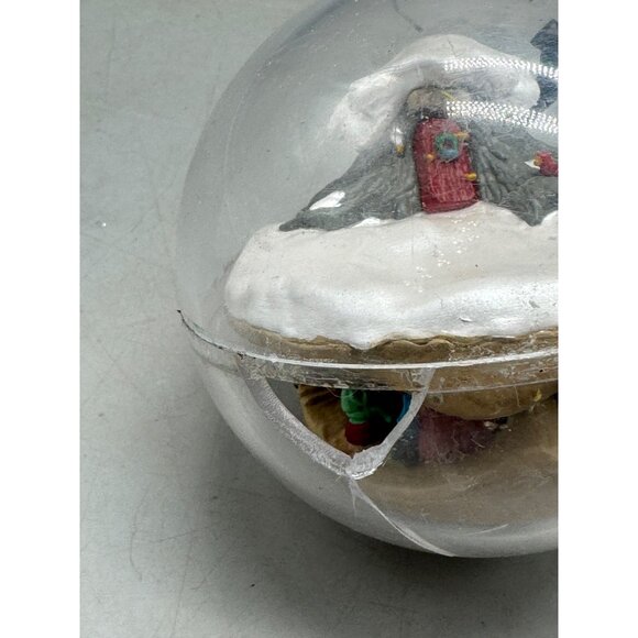 Hallmark mole family home magic 1991 ornament Xmas decorations ball clear READ - Picture 2 of 8